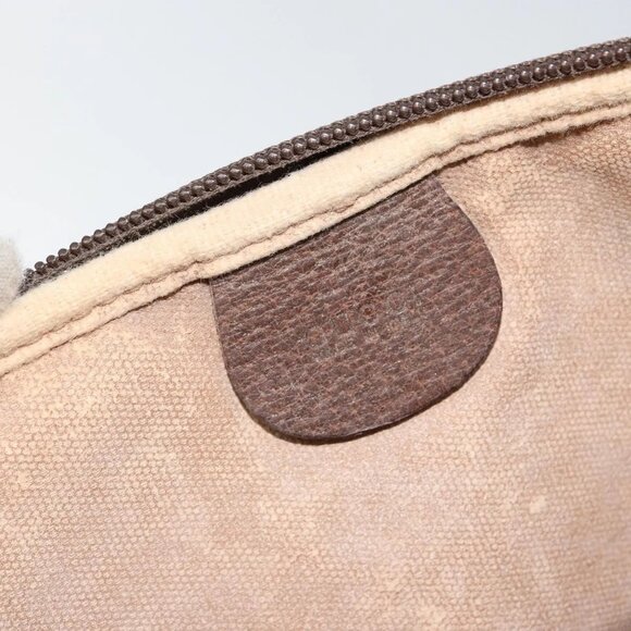 GUCCI GG Canvas Shoulder Bag PVC Leather Beige Auth sw1583 - Picture 13 of 16